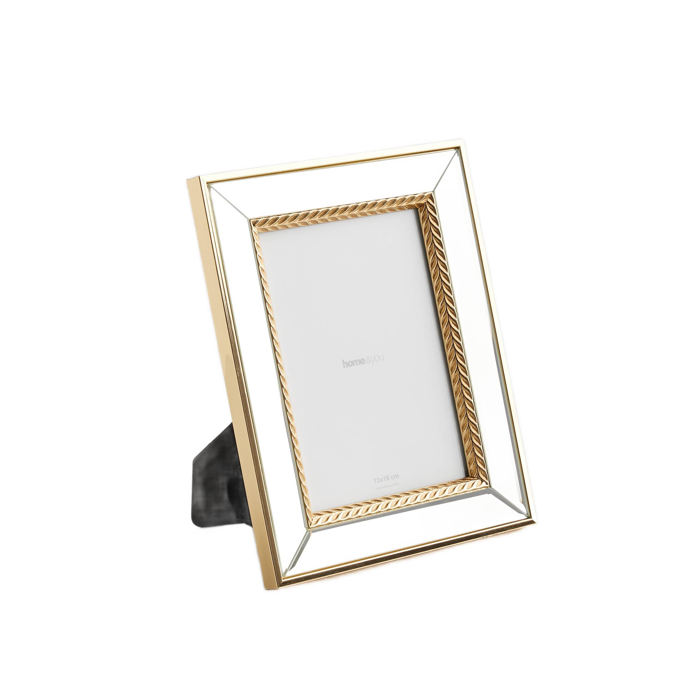 RAHMEN Clorion - Goldfarben, Glas (2/24.5/19.5cm) - home&you