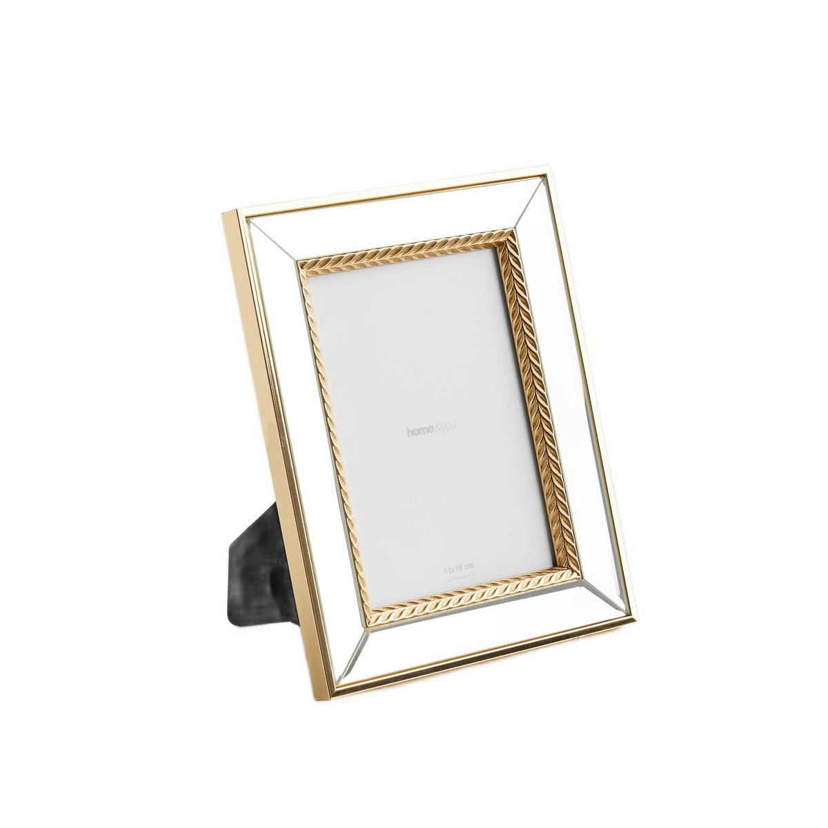 RAHMEN Clorion - Goldfarben, Glas (2/24.5/19.5cm) - home&you