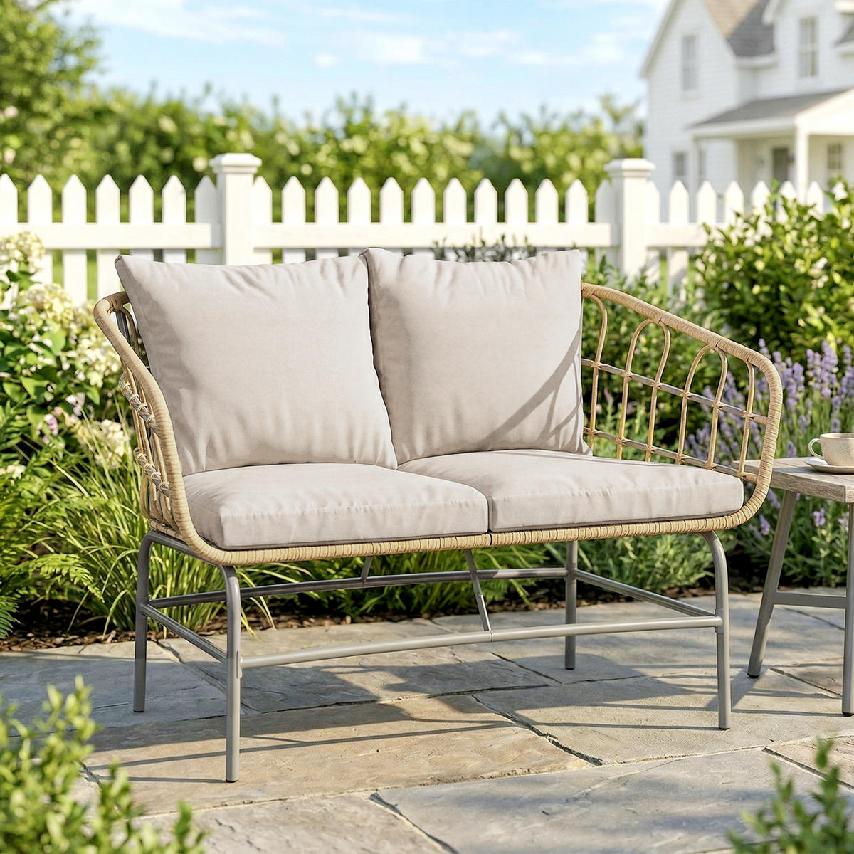 GARTENBANK DE-13535 Braun - Braun, Metall (120/79/67cm) - ComfortXL