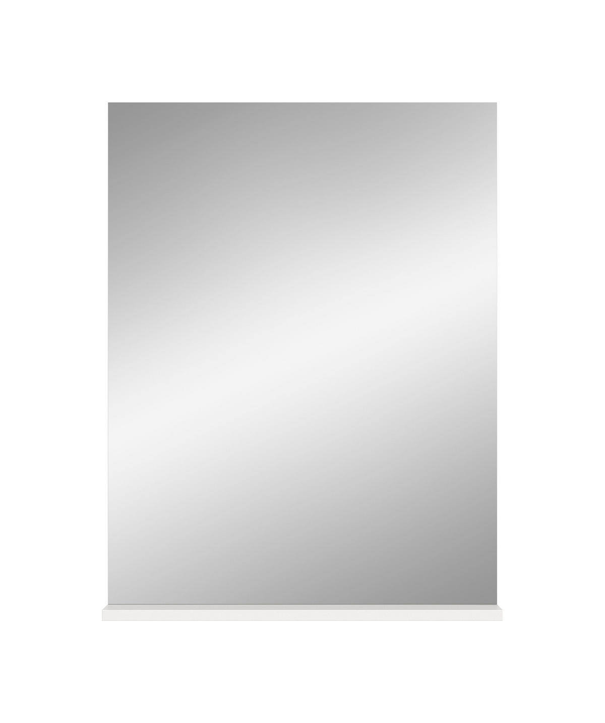 SPIEGEL Scout Bad in weiß Nachbildung und weiß hochglanz B/H/T: 60x79x18 cm - Weiß, Glas (60/79/18cm)