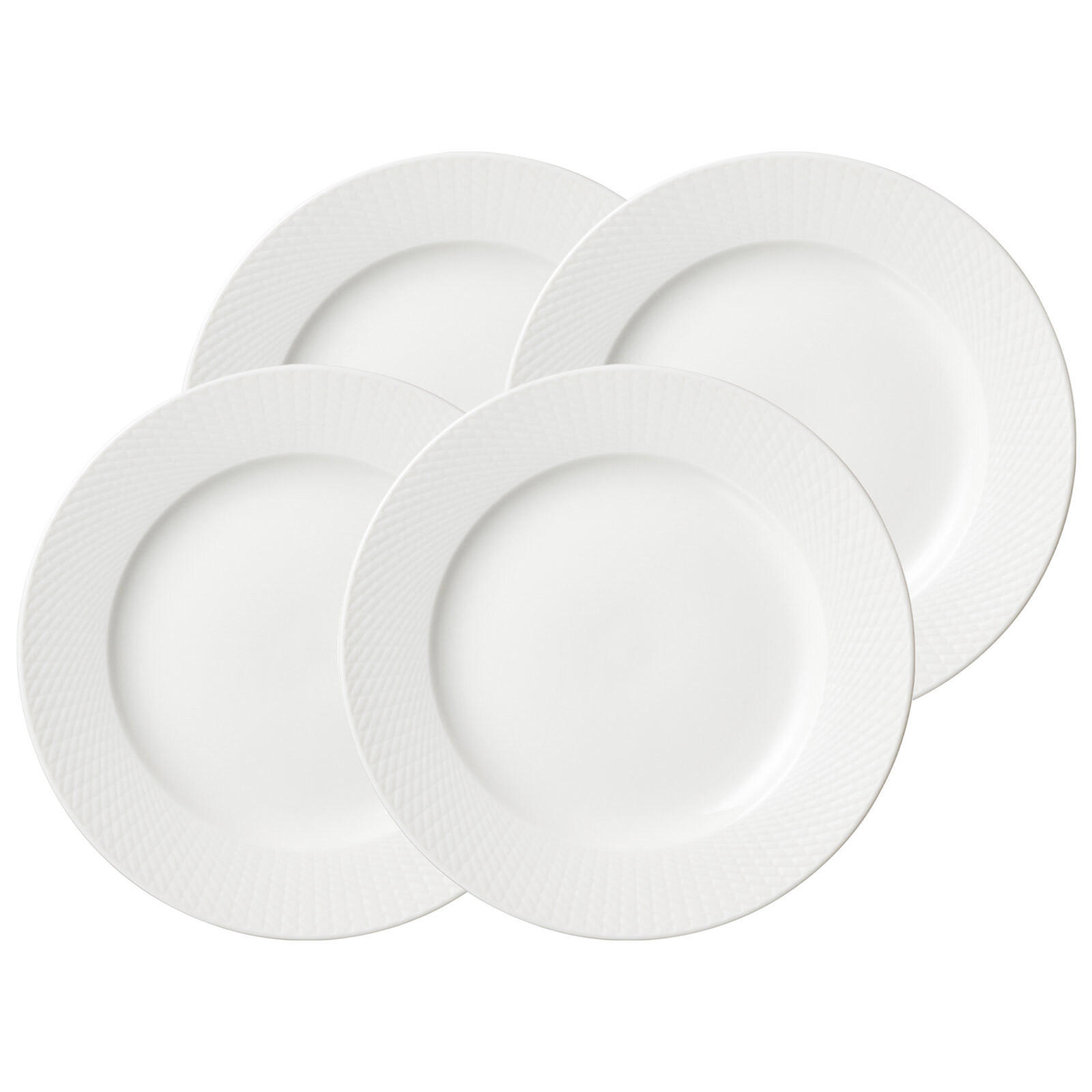 SPEISETELLER Saphir weiß ø 26,5 cm 4er Set - Weiß, Keramik (26.5cm) - Ritzenhoff Breker