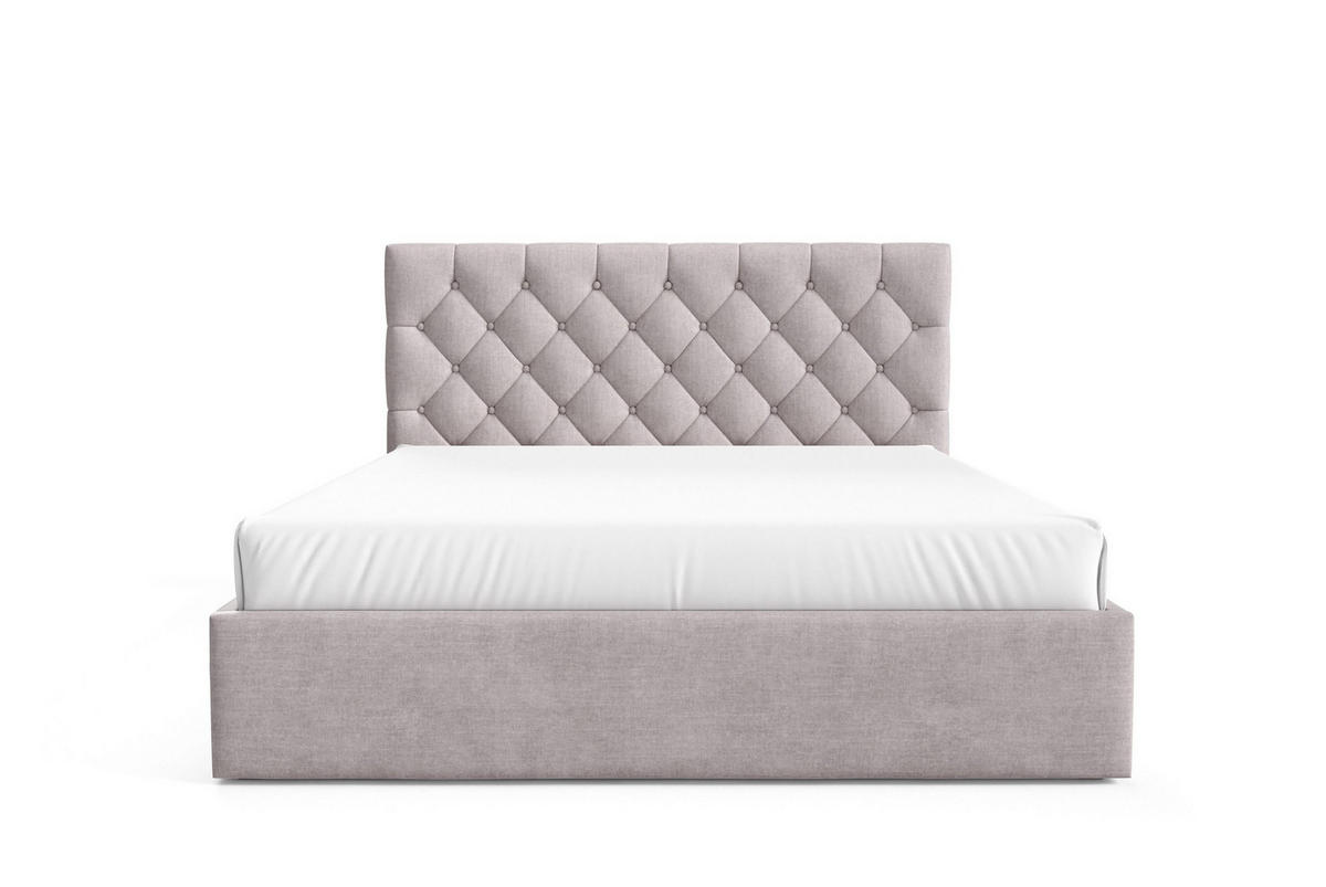 POLSTERBETT BEZA IV - Braun - Beige, Holz/Textil (160/200cm) - AN-Moebel 4u