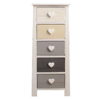 KOMMODE Mehrfarbig 25/35/87 cm - Multicolor, Holz (25/87/35cm) - Mobili Rebecca