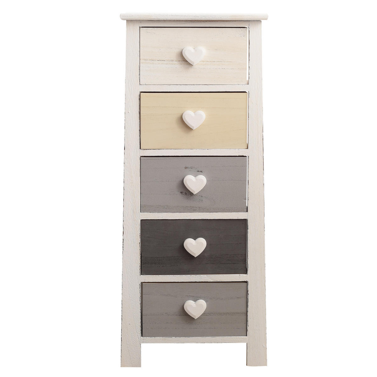 KOMMODE Mehrfarbig 25/35/87 cm - Multicolor, Holz (25/87/35cm) - Mobili Rebecca