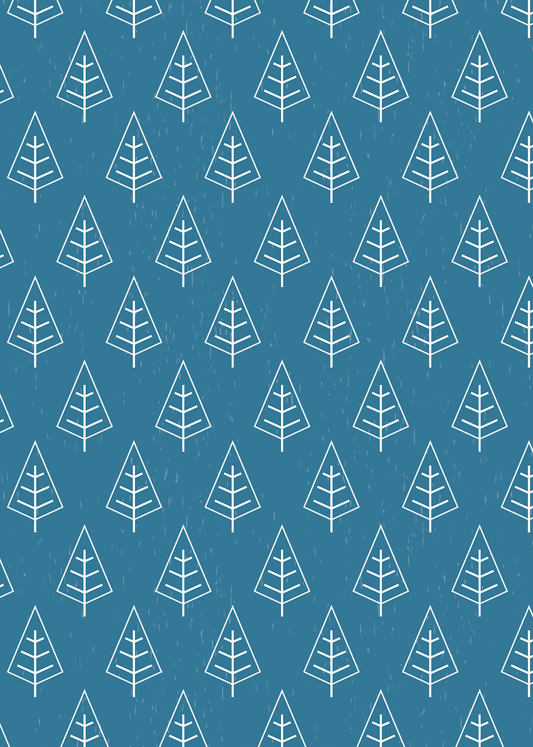 VERDUNKELUNGSROLLO 100x140 cm Bäume im Regen - Weiß, Textil (100/140cm) - TULUP
