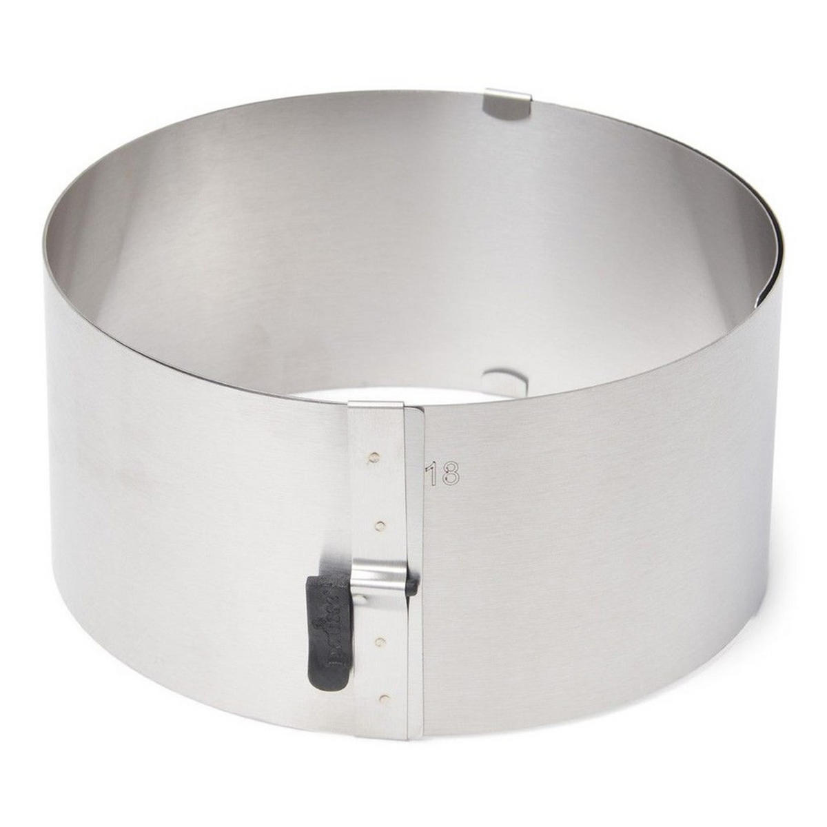 TORTENRING Silber 17/17/9 cm P02457 - Silberfarben, Metall (17/9/17cm) - Patisse 