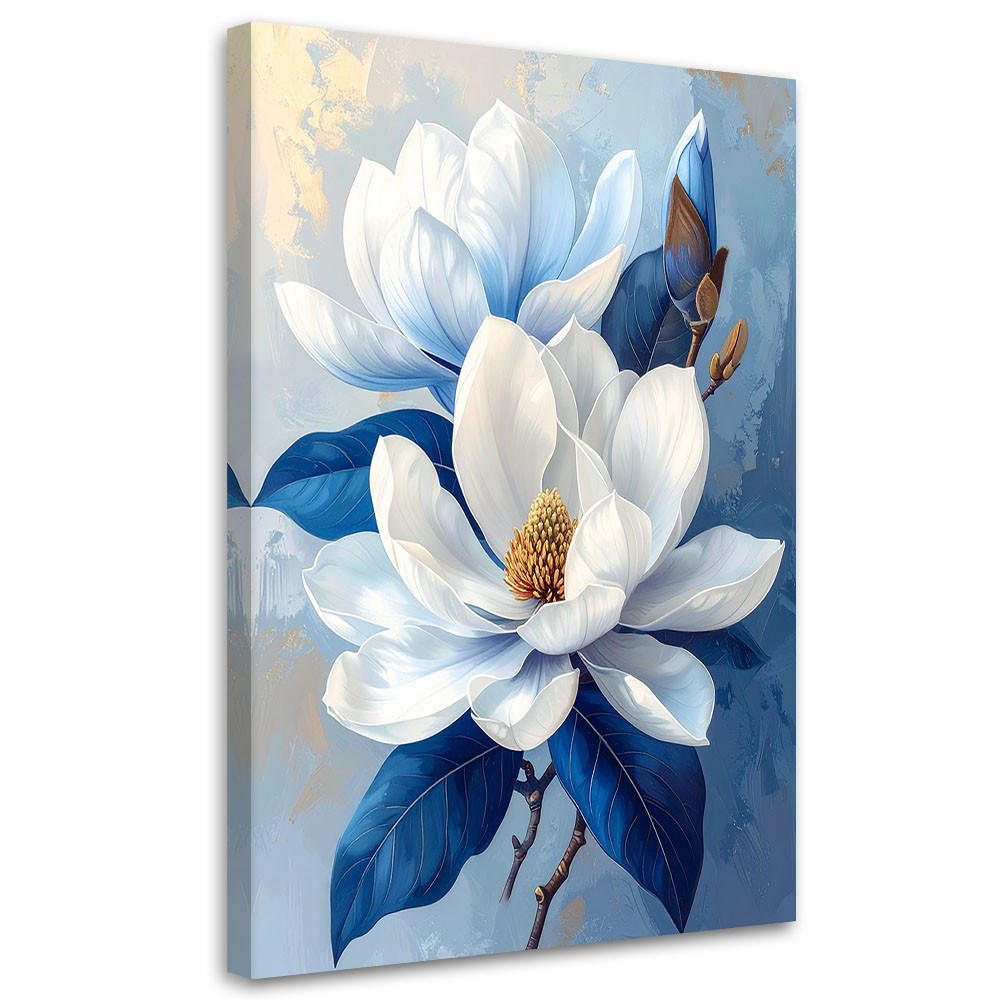 Feeby Leinwandbild, Blau 70x100 cm