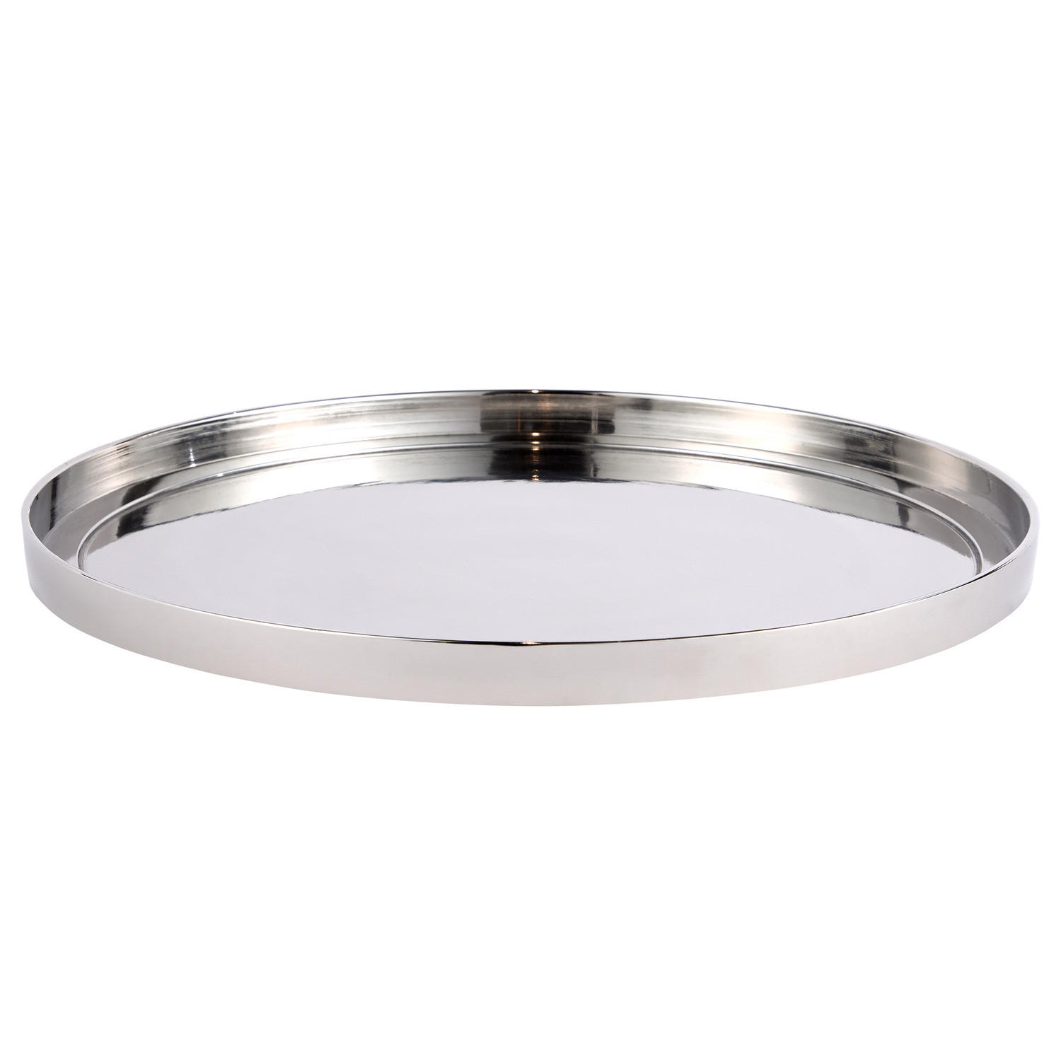 DEKOTELLER Classic - Silbereichenfarben, Metall (2cm) - Butlers