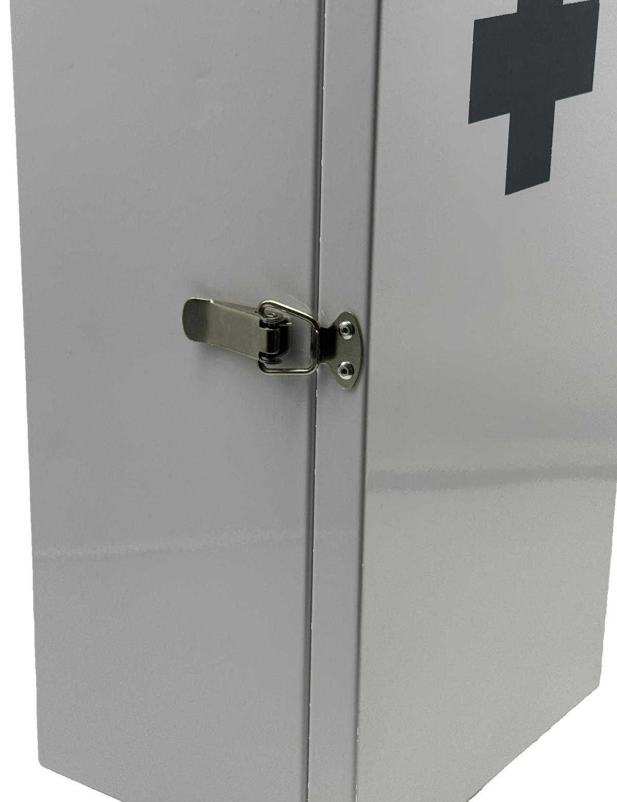 MEDIZINSCHRANK - Weiß, Metall (21/42/15.5cm) - Relaxdays