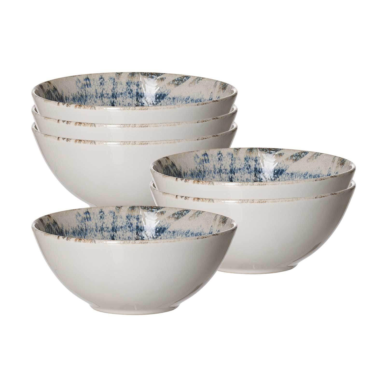 MÜSLISCHALEN Todi blau ø 16,5 cm 6er Set - Blau, Keramik (16.5cm) - Ritzenhoff Breker