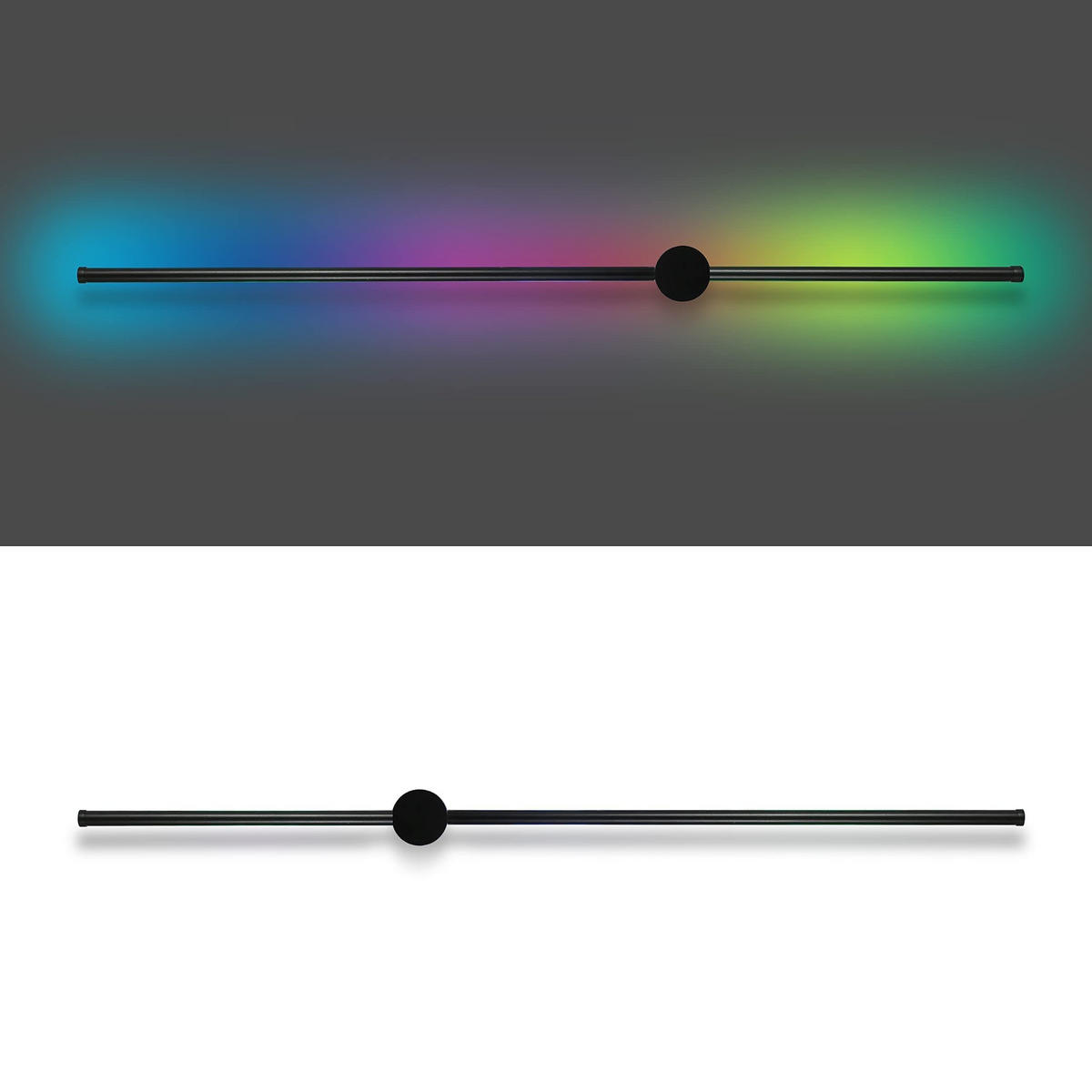 LED-WANDLEUCHTE Sparkler 100/6/10 cm - Schwarz, Metall (6/10/100cm) - ZMH