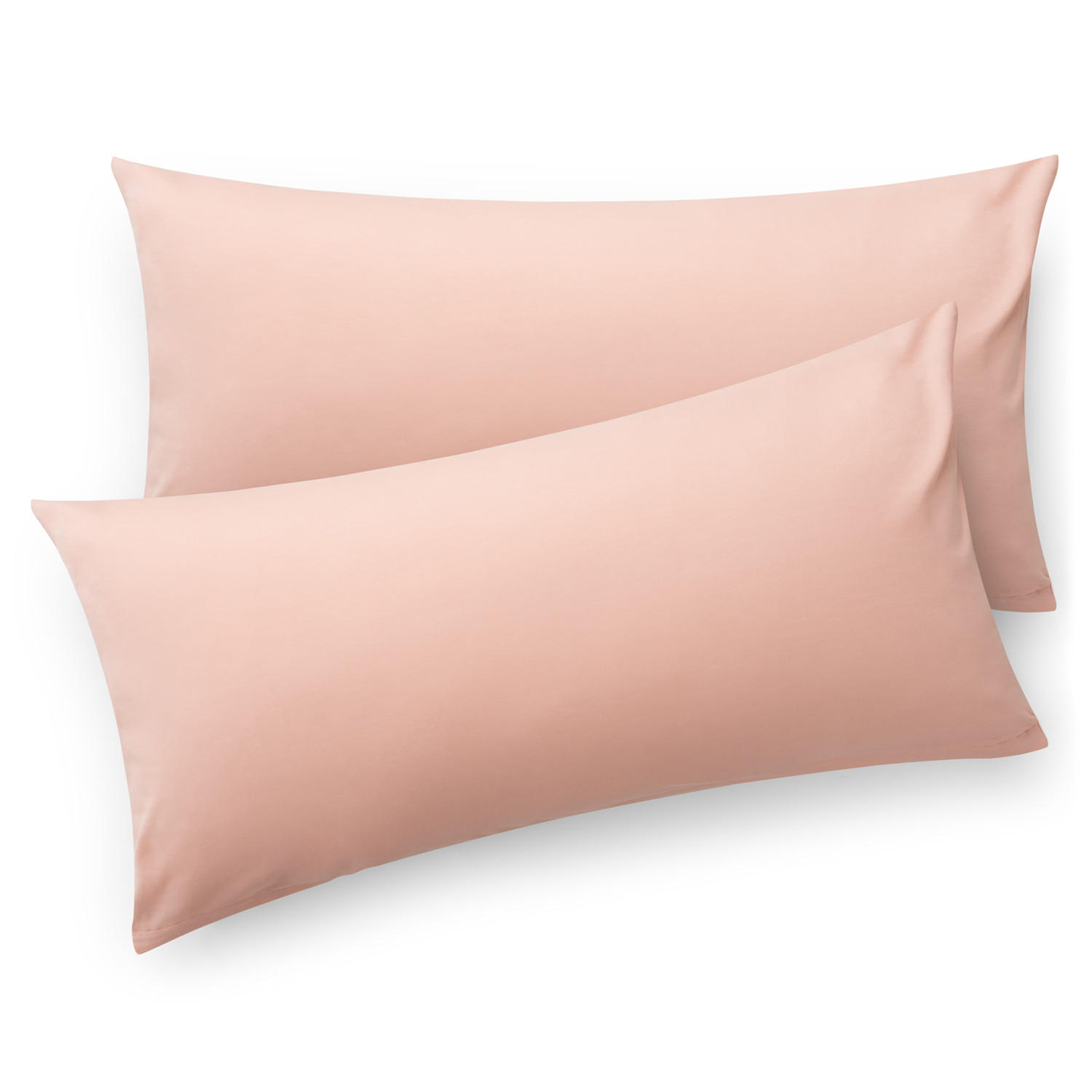 KISSENBEZUG Agneta 40/40 cm, 2er-Set, 100% Baumwolle, Rosa - Rosa, Textil (60/40cm) - Blumtal