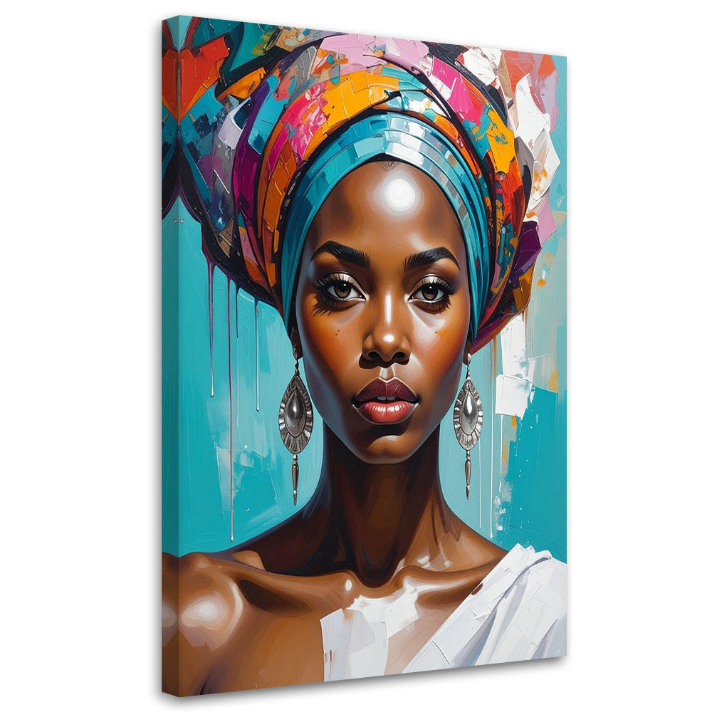 LEINWANDBILD Menschen & Charaktere 60x90cm - Multicolor, Textil (60/90cm) - Feeby