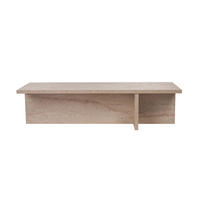 COUCHTISCH Harbor Travertin - Beige, Holz (45/120/30cm) - Habitat Garten