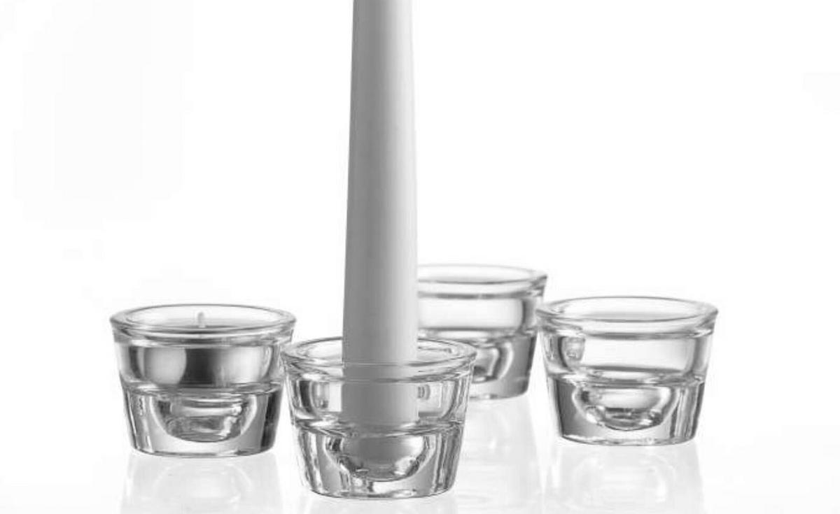 TEELICHTHALTER 4fire transparent ø 6 cm 6er Set - Transparent, Glas (4cm) - Ritzenhoff Breker