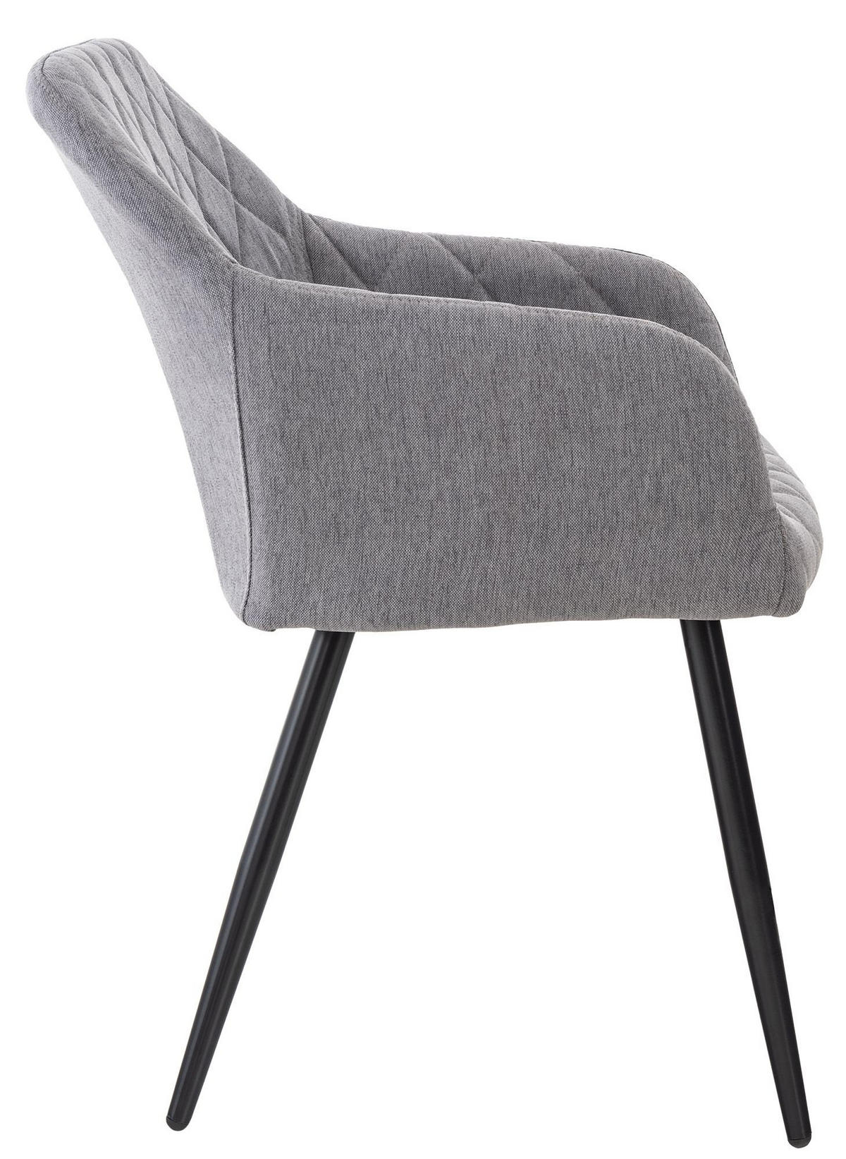 ESSZIMMERSTUHL Shila 84x47x44 cm grau - Grau, Textil (47/84/44cm) - furnicato