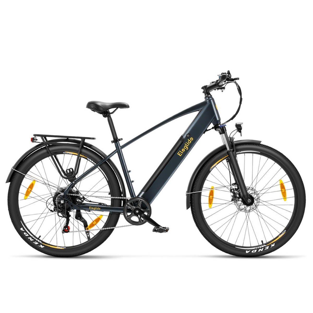 E-BIKE Eleglide T1 – Extensive 100 km Reichweite herausnehmbarer Akku - Graphitfarben, Metall (78cm)