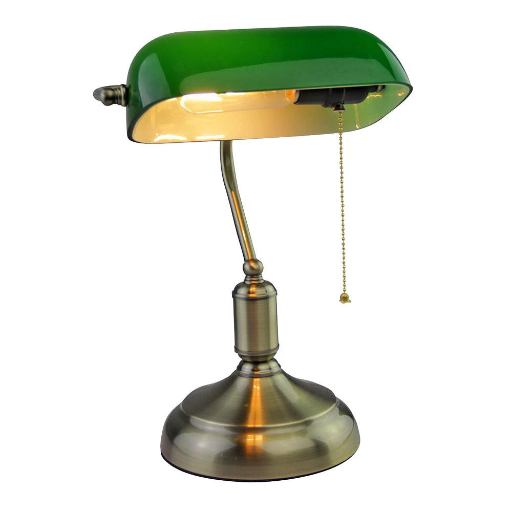 LED TISCHLEUCHTE Metall Glas Grün - Grün, Glas/Metall (26/18/36cm)