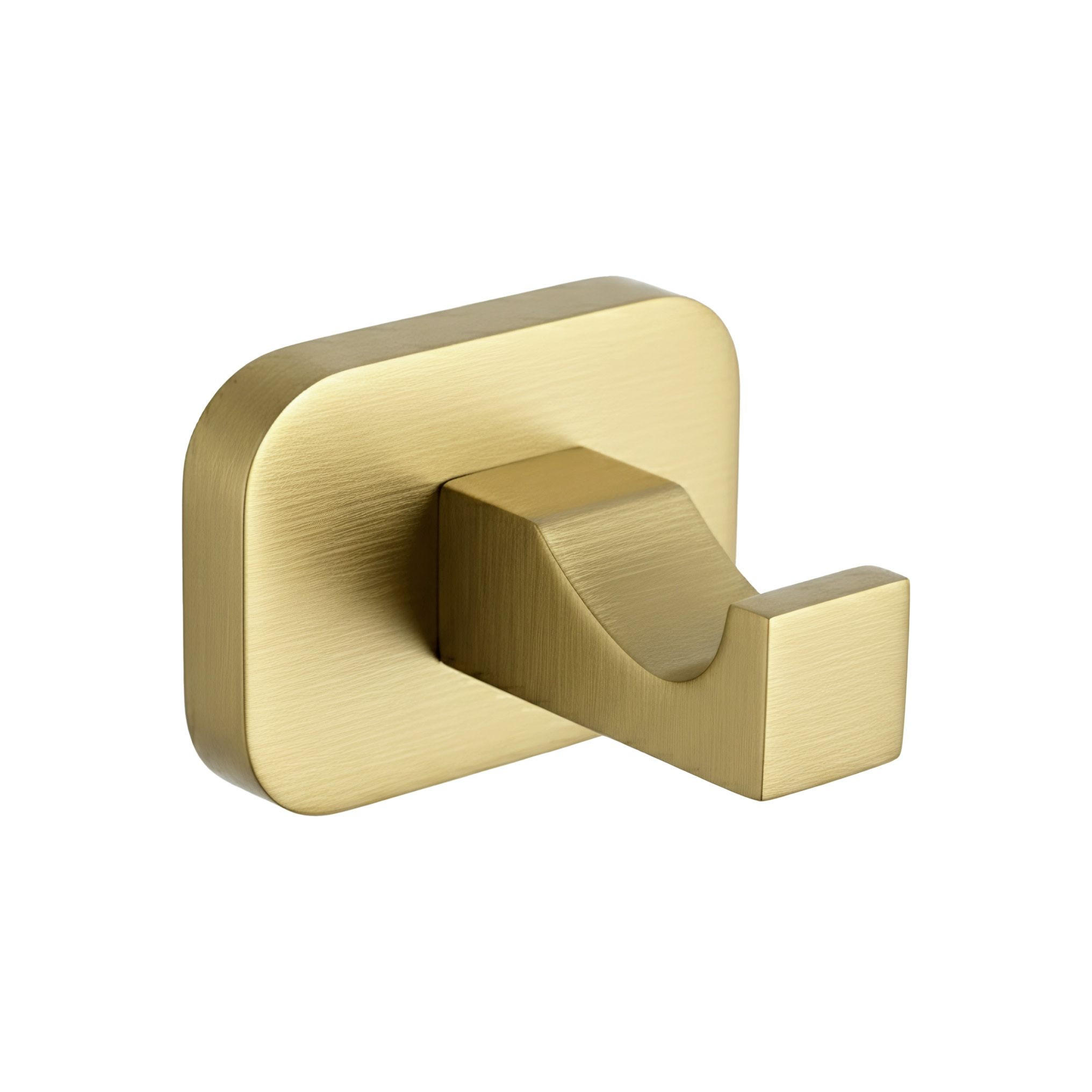 HANDTUCHHALTER Rea Nico 5905 Brush Gold - Goldfarben, Metall (4.5/4/5.5cm) - REA