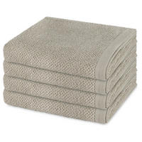 HANDTUCH Bliss 4er-Set - Hellgrau, Textil (50/100cm) - MÖVE