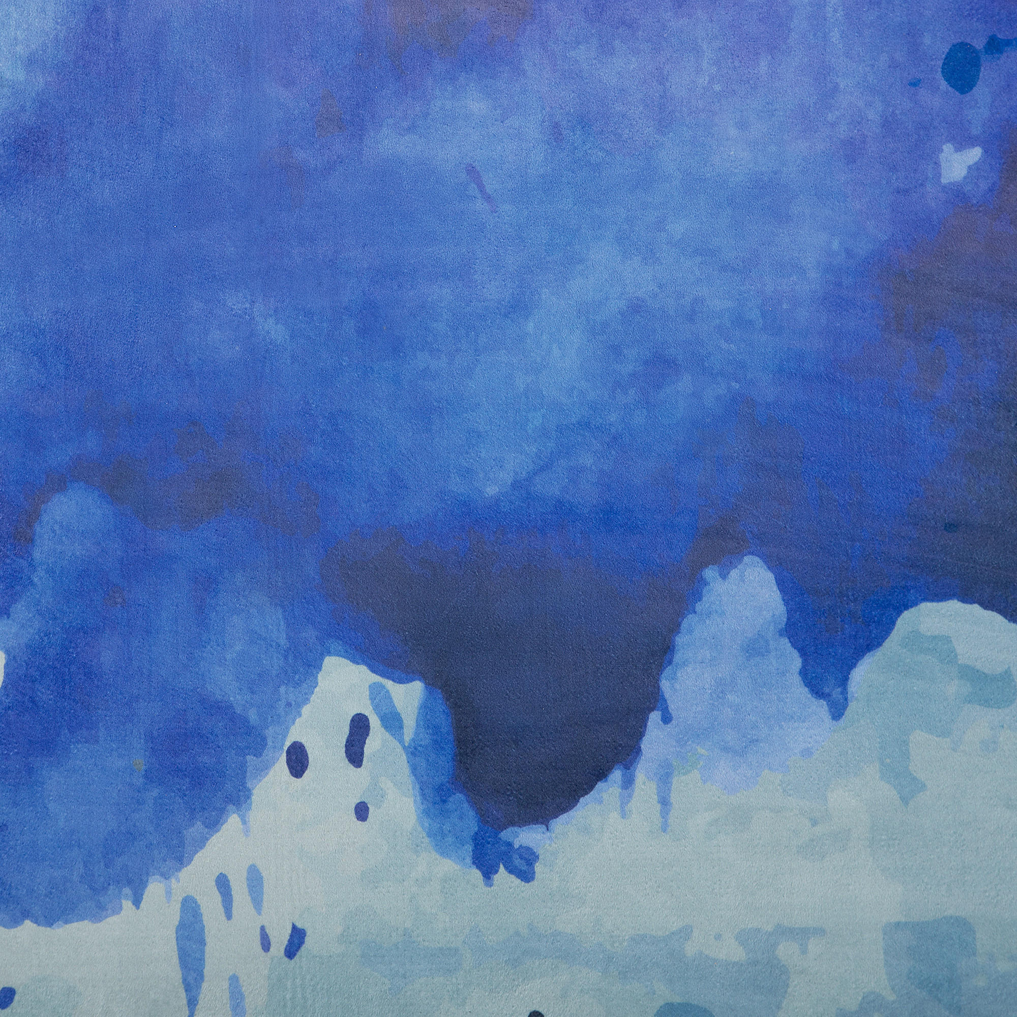 Beliani Kurzflor-Teppich Blau 160x230 cm