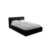 POLSTERBETT mit Bettkasten und Lattenrost 160x228 Schwarz - Schwarz, Kunststoff/Textil (140/200cm) - Makamii