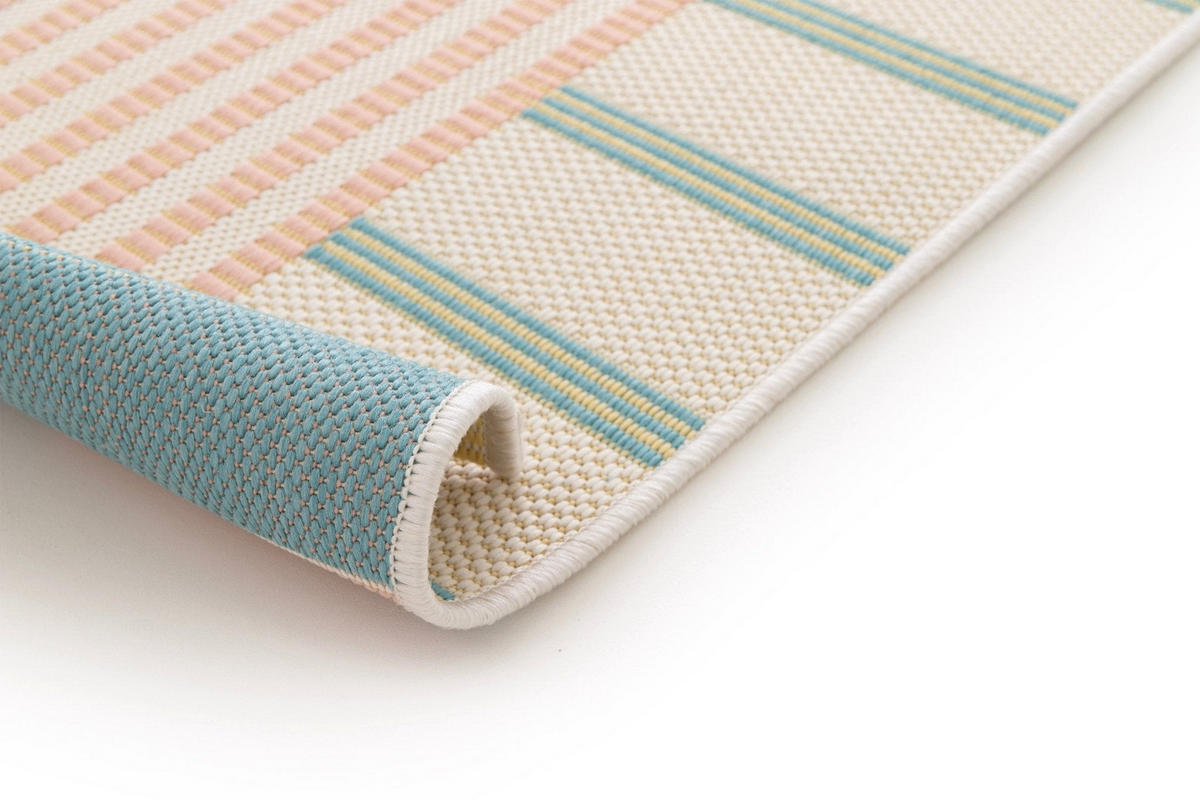 BUNTER Teppich für Innen- und Außenbereich mehrfarbig - Multicolor, Textil (120/170cm) - AFK Living