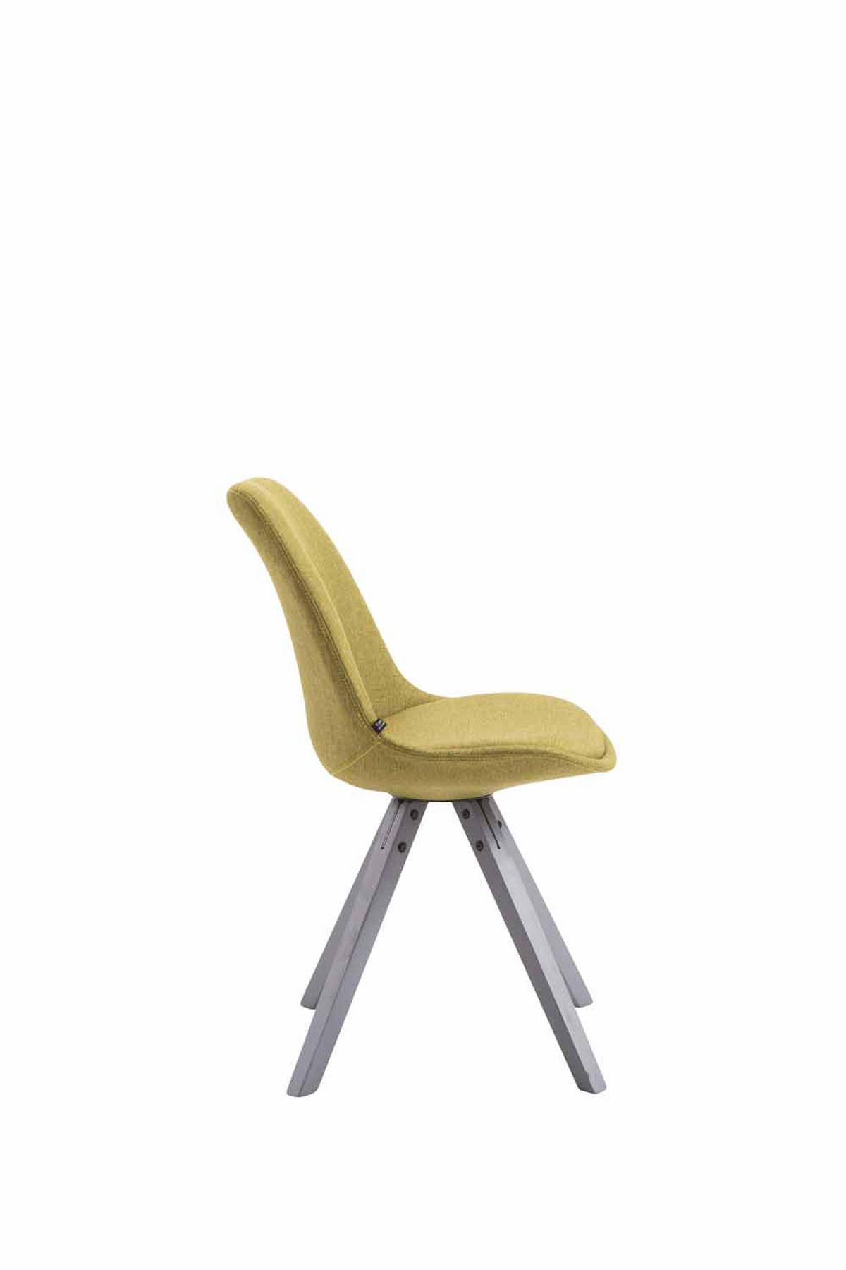 STUHL Stoff Grün - Grau/Grün, Holz/Textil (48/84/56cm) - CLP