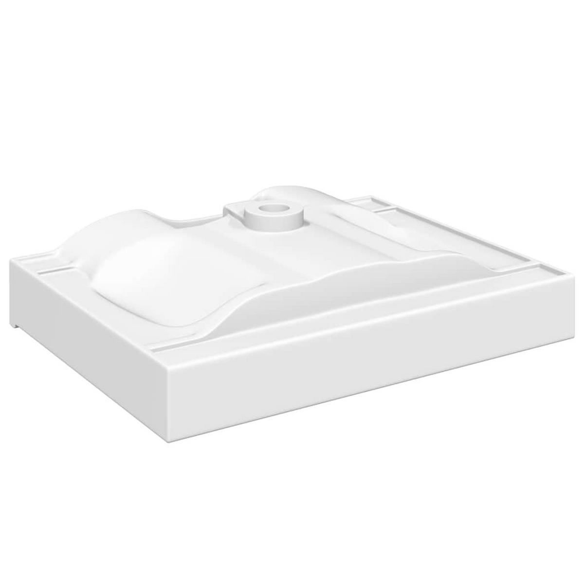 WASCHBECKEN Kozak 60/46/16 cm - Weiß, Keramik (60/16/46cm) - Nettlife