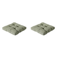 SITZKISSEN Panama 60/60 cm 2er-Set - Hellgrün, Textil (60/8/60cm) - Madison