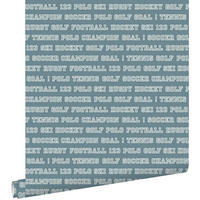 TAPETE Sportarten 53 cm x 10.05 m - Blau, Papier (53/1000cm) - ESTAhome
