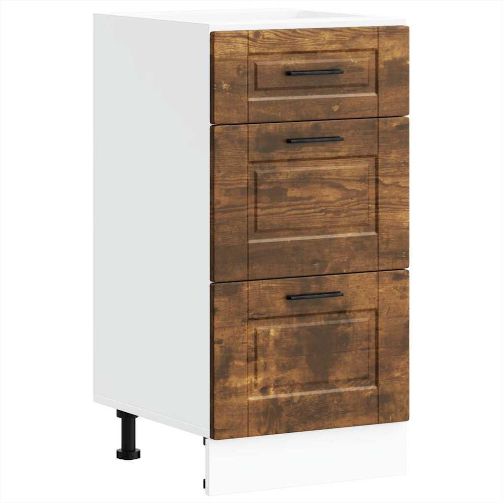 Deluke Küchenunterschrank Eiche San Remo 40x81.5x46 cm