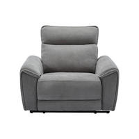 RELAXSESSEL - 1 Person - Stoff - Grau - - Grau, Textil (120/106/96cm) - Vente-Unique