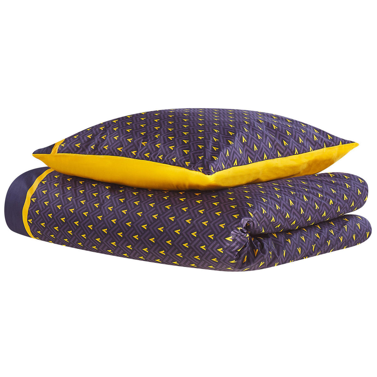 BETTWÄSCHE SET Wallingford 200 135x200 cm - Blau, Textil (135/200cm) - Beliani