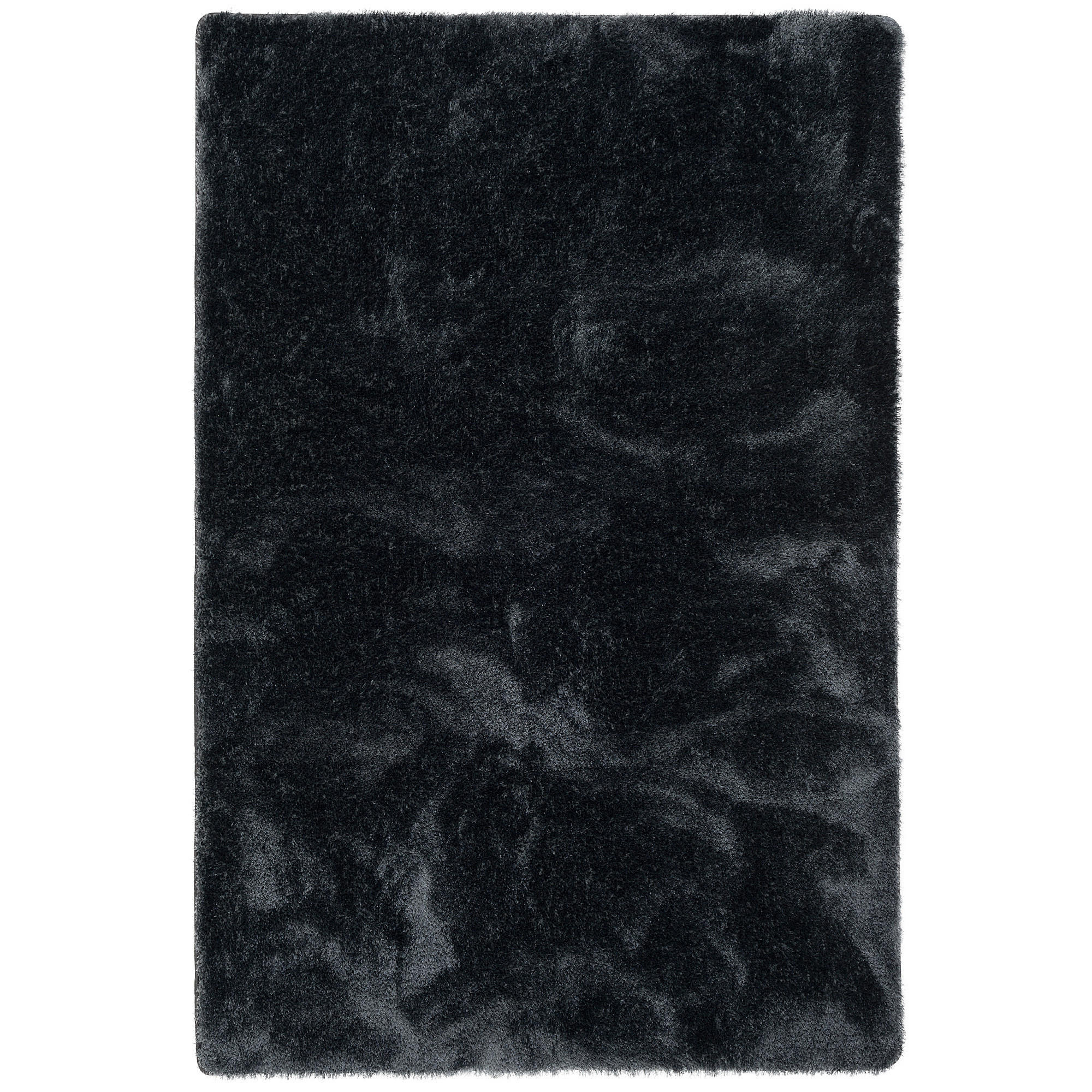 HOCHFLOR SHAGGY TEPPICH LUXUS FEELING MIX - Anthrazit, Textil (100/100cm) - Snapstyle