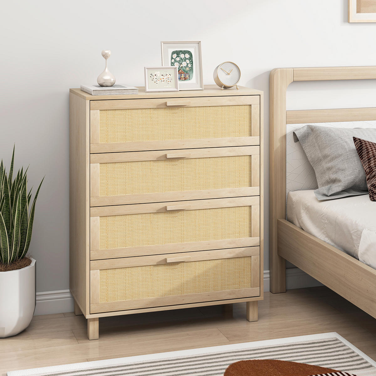 KOMMODE Naturfarben 80/40/103 cm - Naturfarben, Kunststoff (80/103/40cm) - PANGIVO
