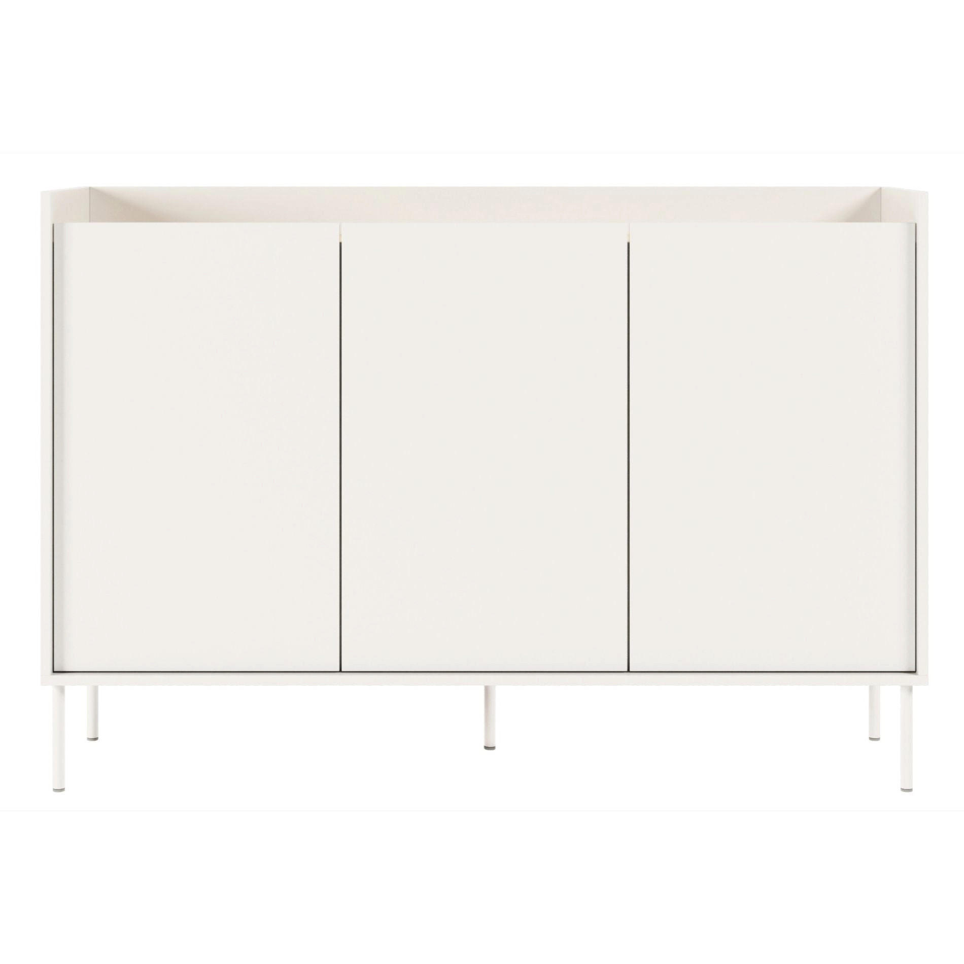 Selsey KOMODA Tovi Bílá / Dekor dub 140 cm