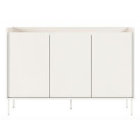 SIDEBOARD Tovi Weiß / Holzoptik Eiche 140 cm - Weiß, Holzwerkstoff/Metall (139.8/95.5/36.4cm) - Selsey