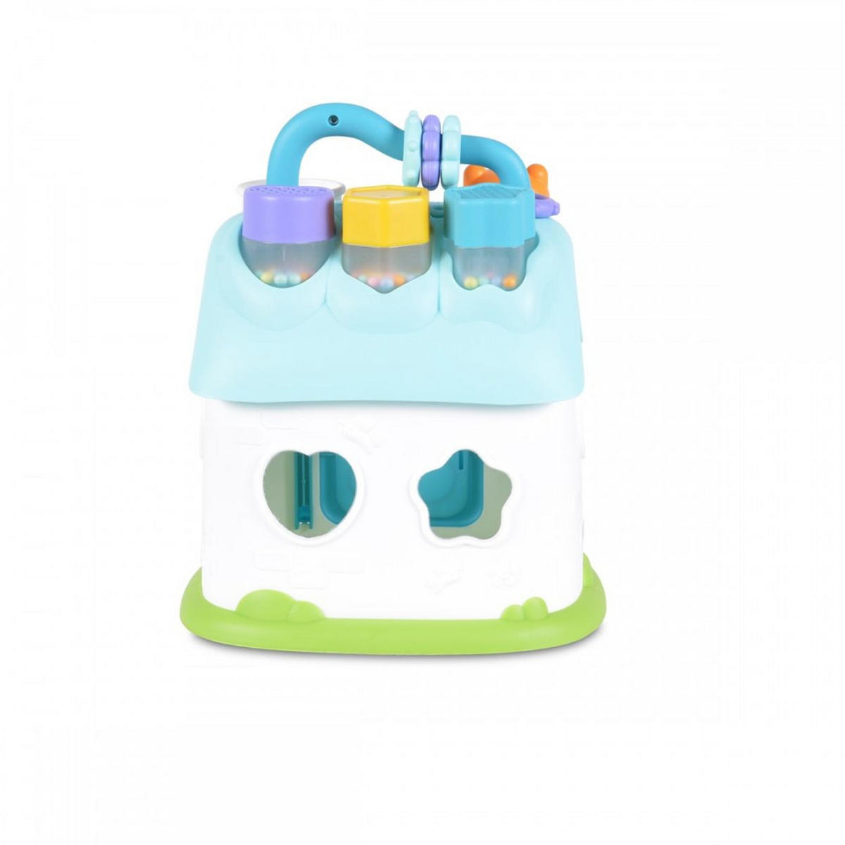 SORTIERSPIEL Elfenhaus QX-91163E blau Musik, Licht, Formen, Griff, Elfenhaus-Design, ab 19 Monaten - Blau, Kunststoff (16/24/20cm) - Moni