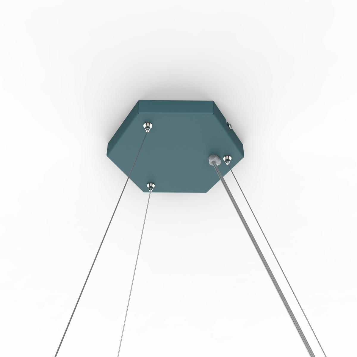 LED-HÄNGELEUCHTE - Blau, Metall (1.6/100/60cm) - Lumicom
