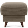FUẞSTÜTZE GUSTAVO II, Beige - Beige/Braun, Holz/Holzwerkstoff (53/49/53cm) - KONSIMO®
