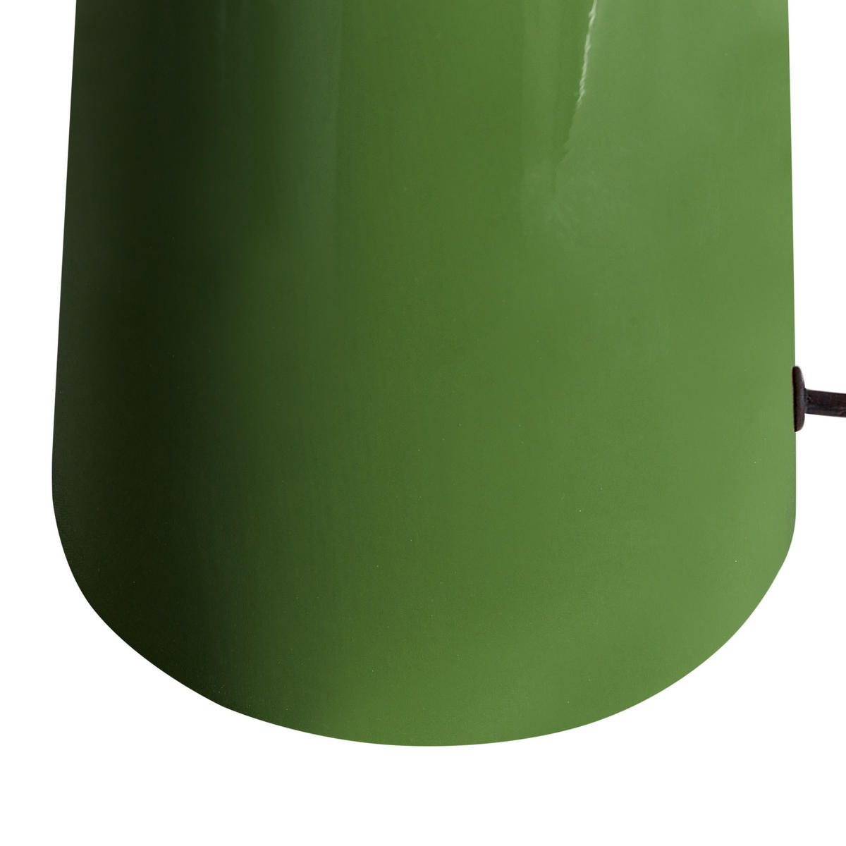 TISCHLAMPE Grün Oteros - Olivgrün, Textil (19/19/62cm) - Beliani