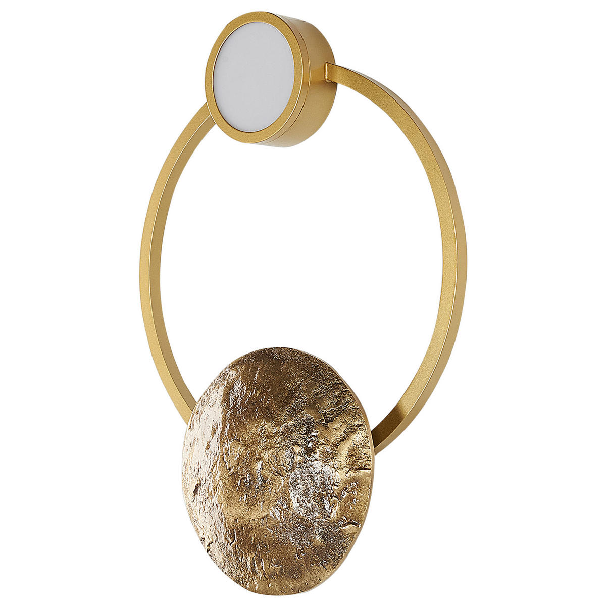 WANDLEUCHTE Ponuga 6/25/35 cm - Goldfarben, Metall (25/35/6cm) - Beliani