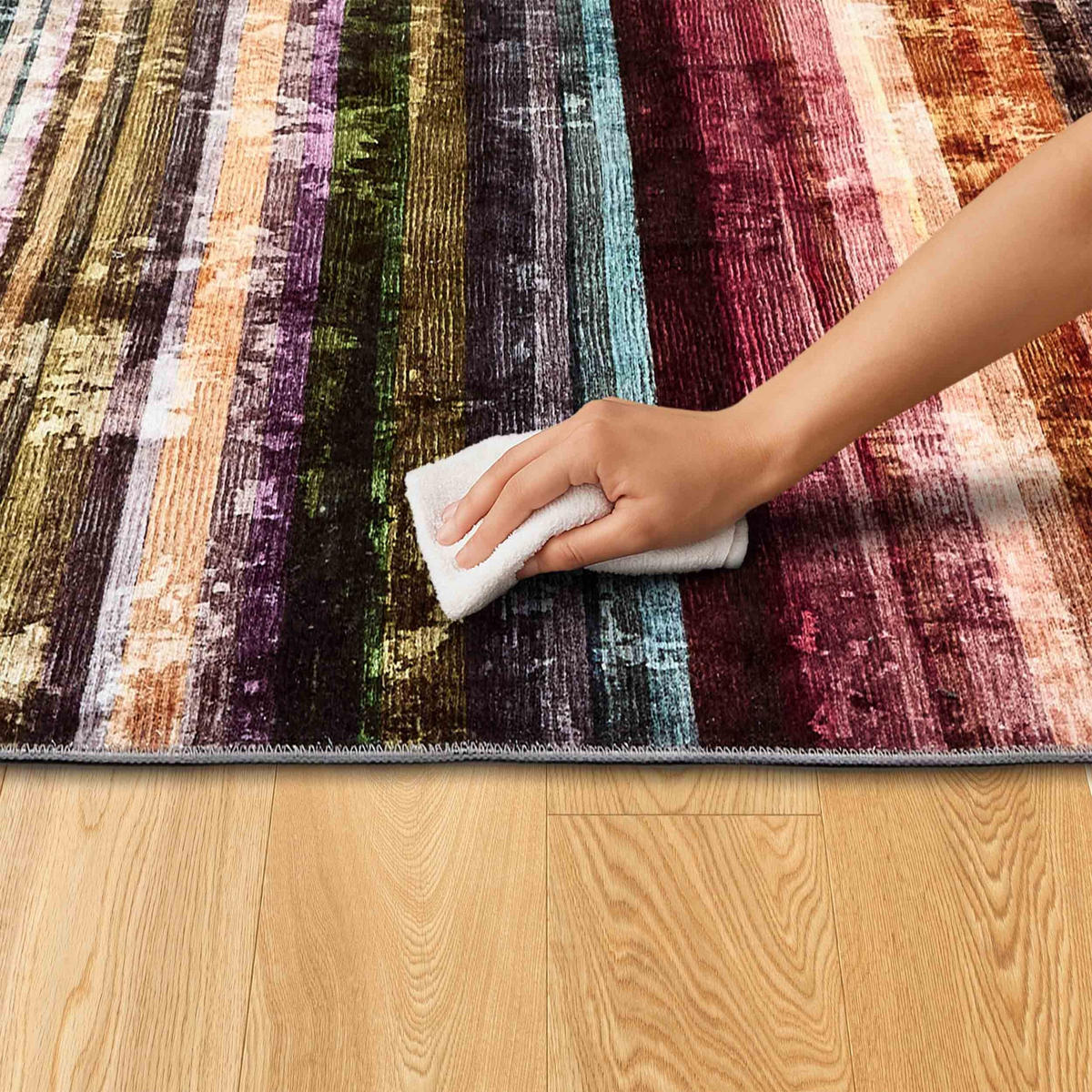 KURZFLORTEPPICH PIPER - Grün, Textil (120/180cm) - Astra