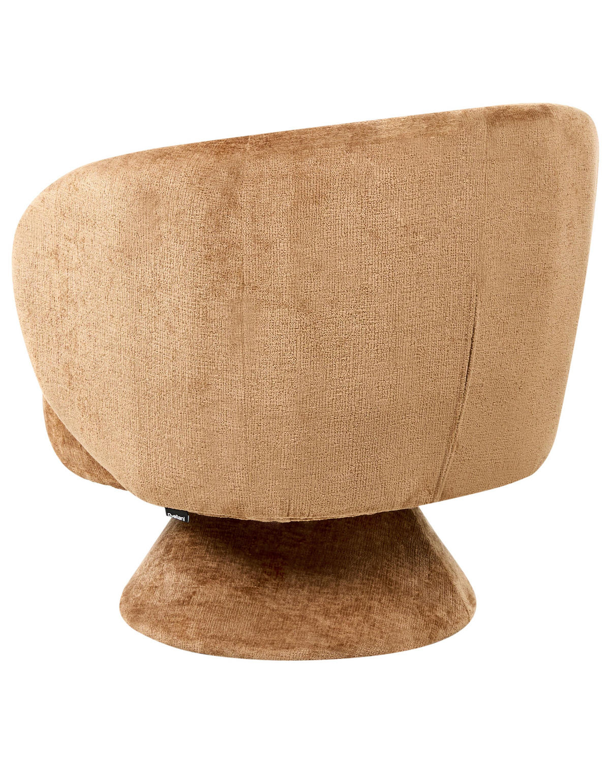 SESSEL Goldbraun Lieksa - Braun, Textil (77/77/64cm) - Beliani
