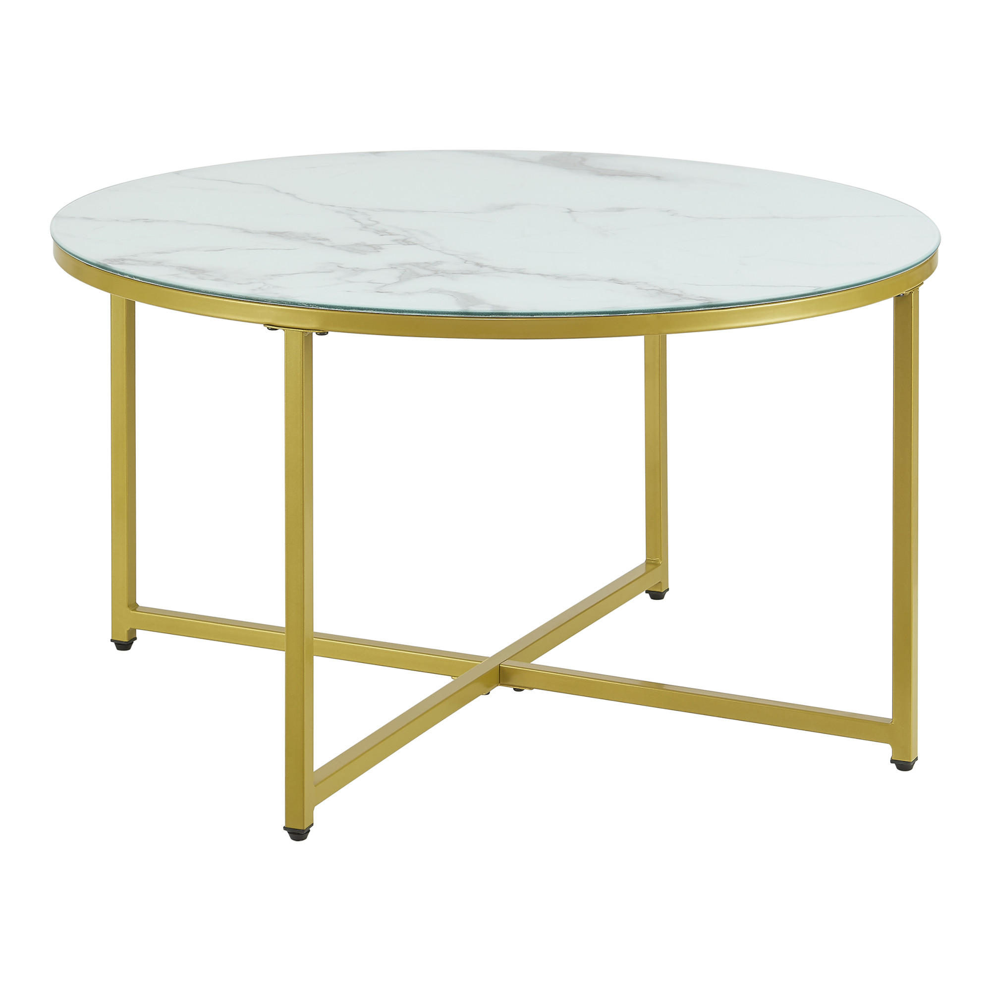 COUCHTISCH Uppvidinge 80/80/45 - Weiß, Holzwerkstoff (80/80/45cm) - [en.casa]