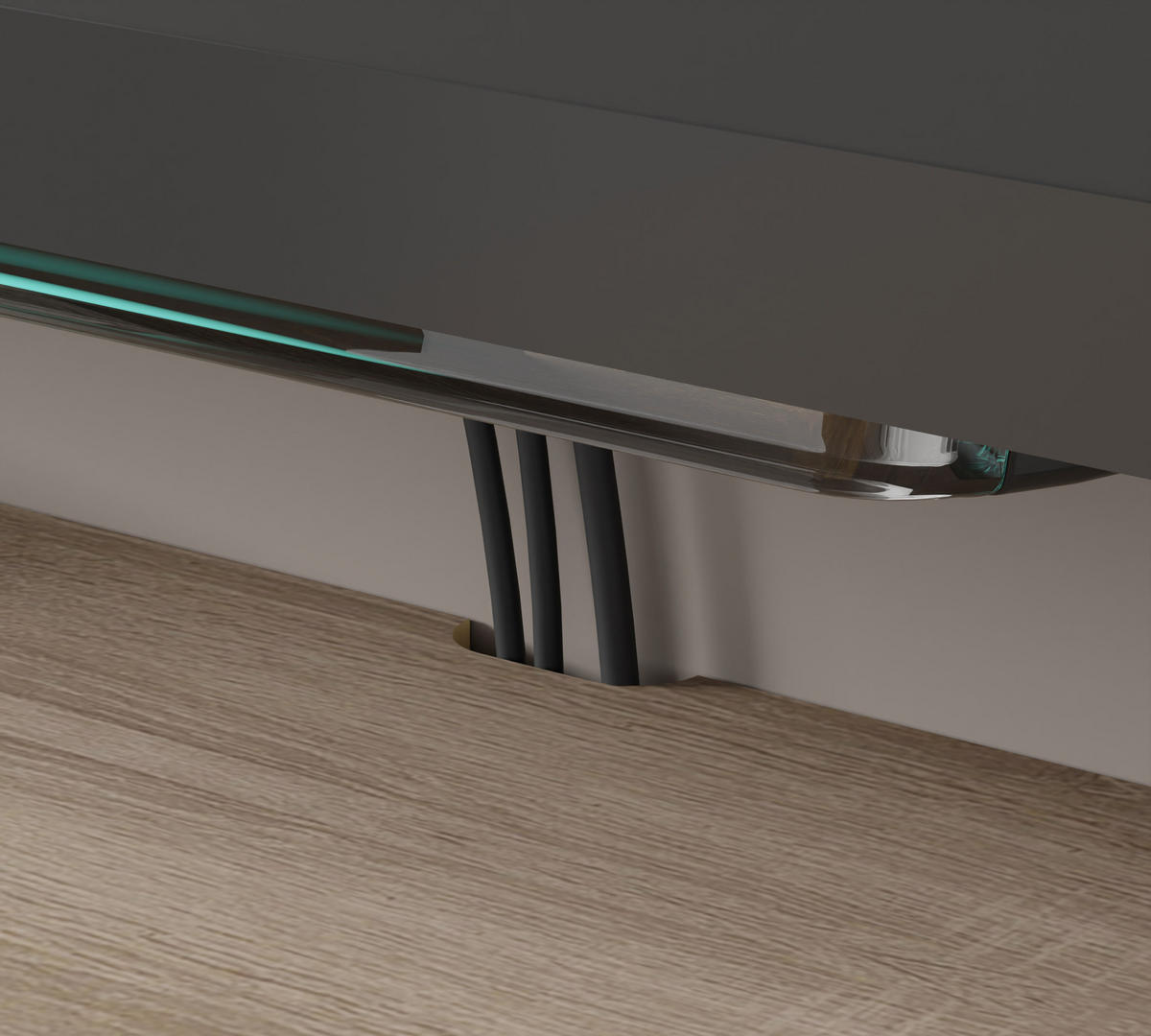 TV LOWBOARD Sonoma Eiche 90/20/22 - Sonoma Eiche, Holzwerkstoff (90/20/22cm) - RAUMHIRSCH FURNITURE