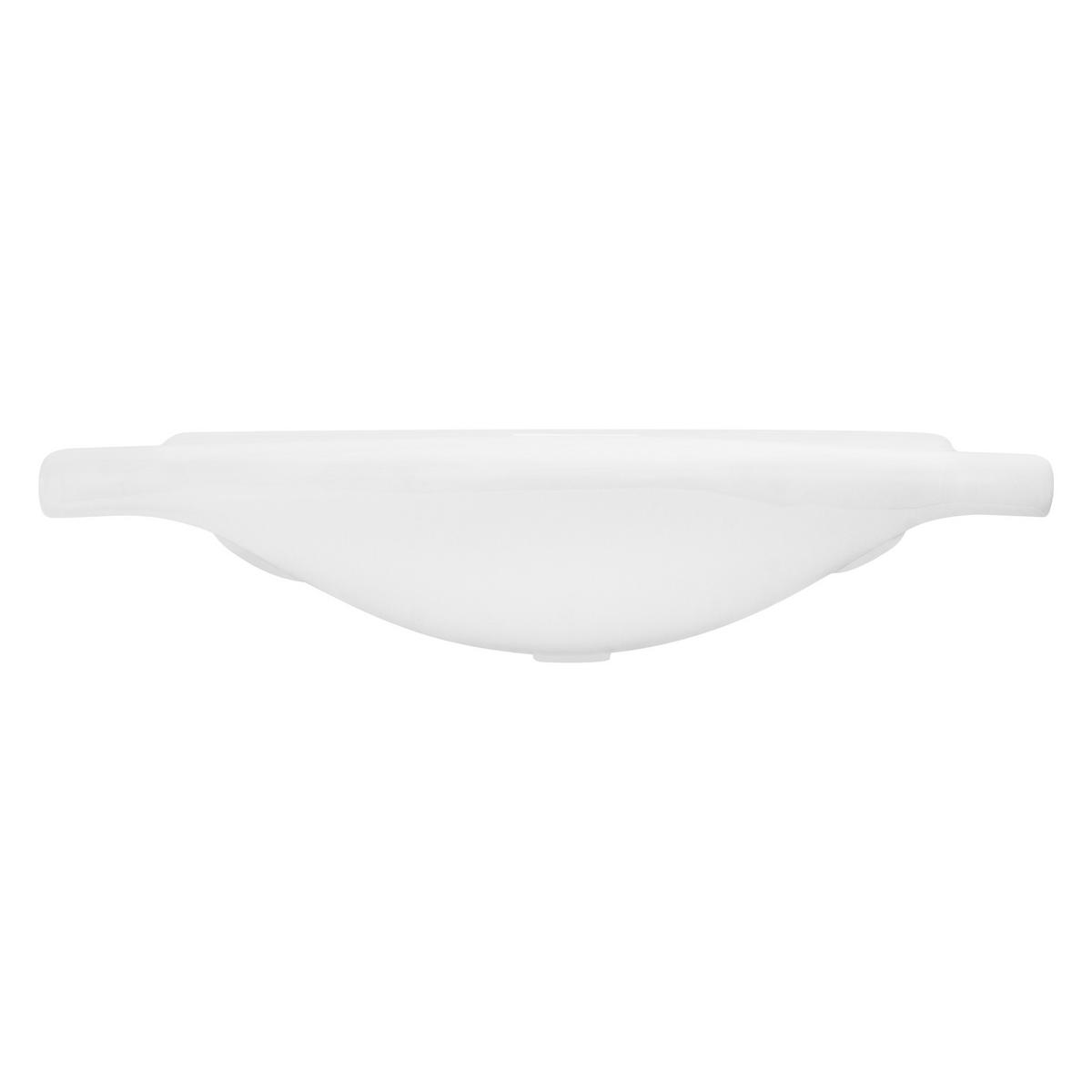 WASCHBECKEN - Weiß, Keramik (51.5/21.5/86cm) - ML-DESIGN