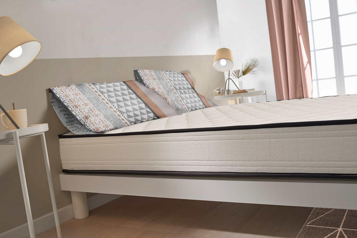 MATRATZE Slim Max 15cm, 80x190cm - Weiß, Textil (80/190cm) - Moonia