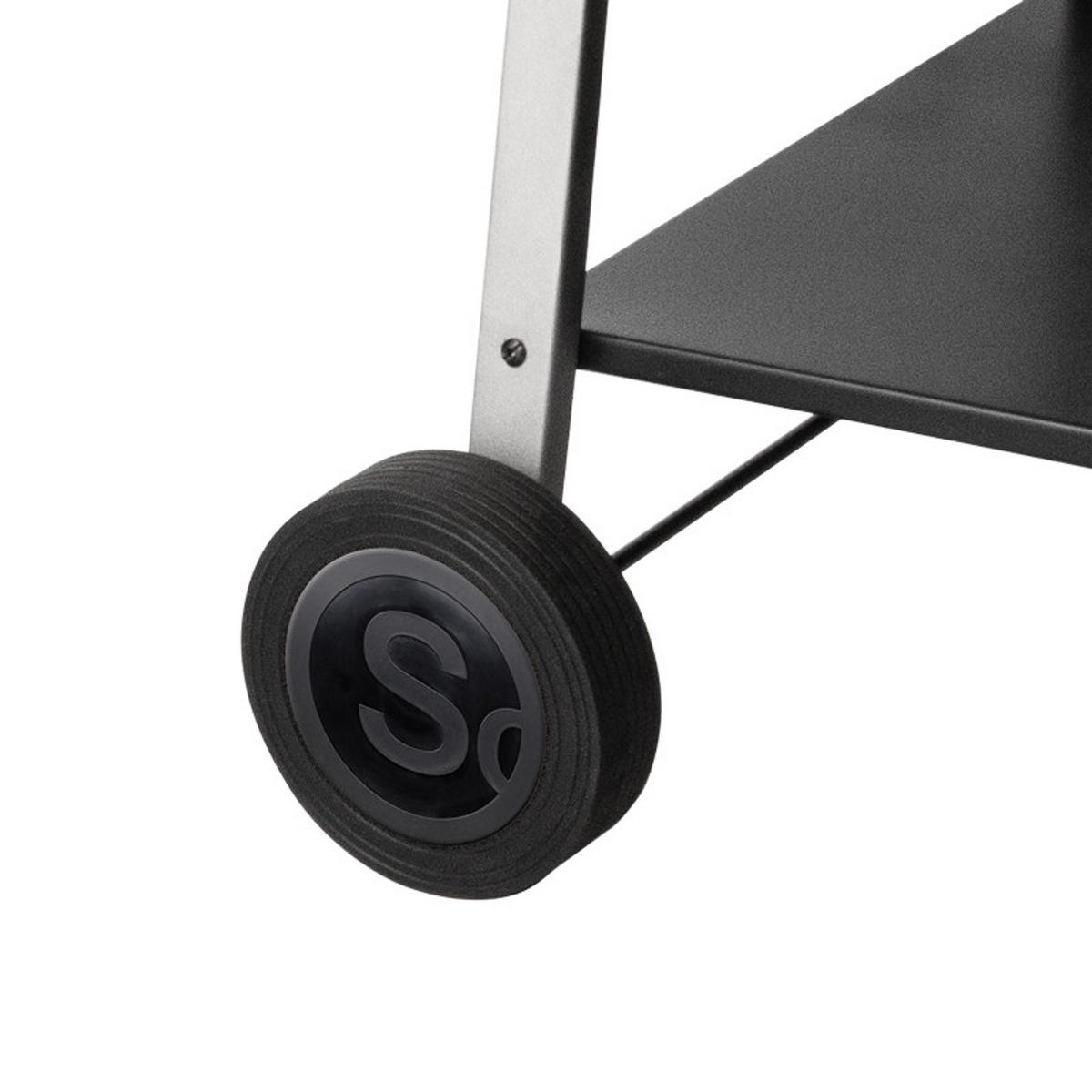 HOLZKOHLEGRILL Schwarz - Schwarz, Metall (65/102.5/118cm) - Somagic